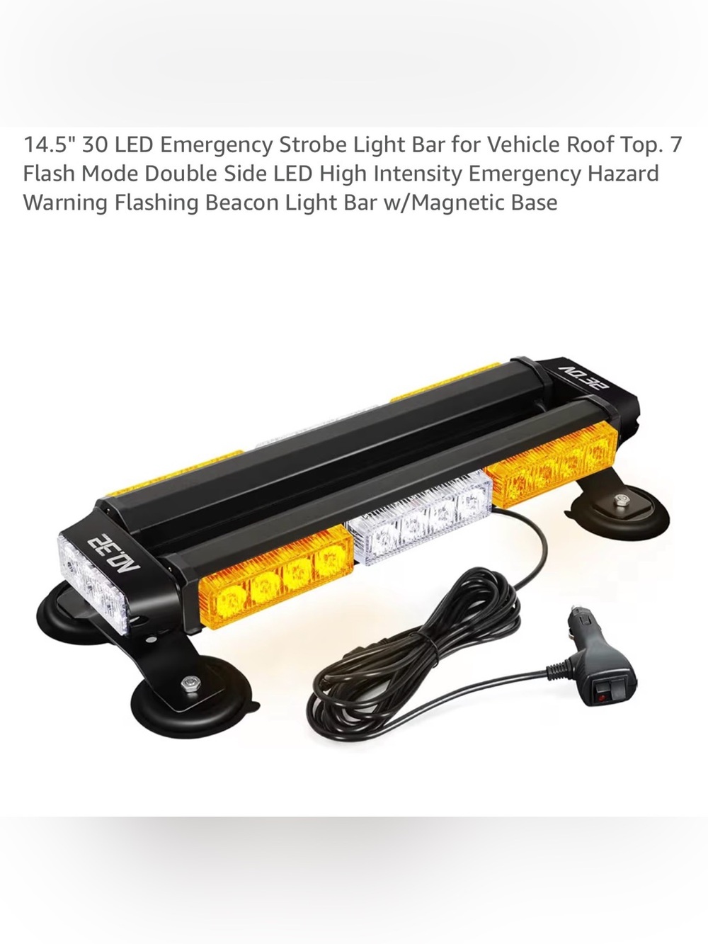 LED Emergency Strobe Light Bar - $139.99 Brand New